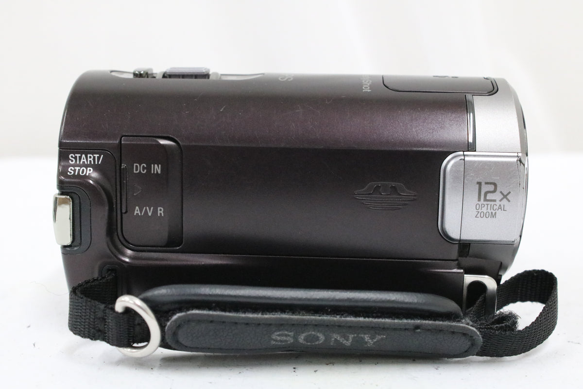 ソニー Sony Handycam HDR-CX370V 12x ボルドーブラウン 付属品多数 ビデオカメラ 3