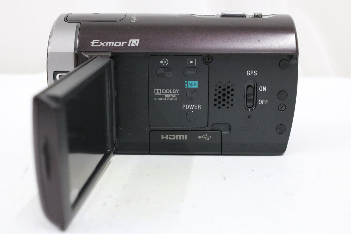 ソニー Sony Handycam HDR-CX370V 12x ボルドーブラウン 付属品多数 ビデオカメラ 5