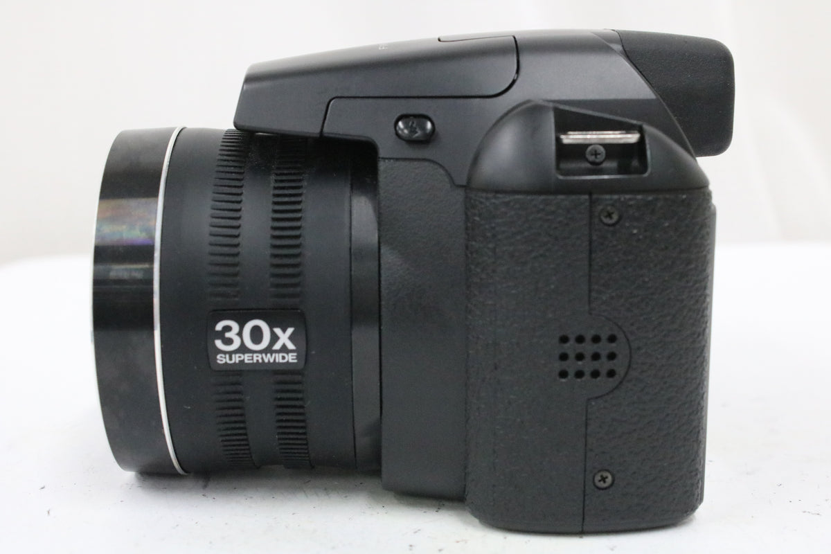 【便利な単三電池で使用可】フジフィルム Fujifilm FINEPIX S 30x ブラック コンパクトデジタルカメラ 5