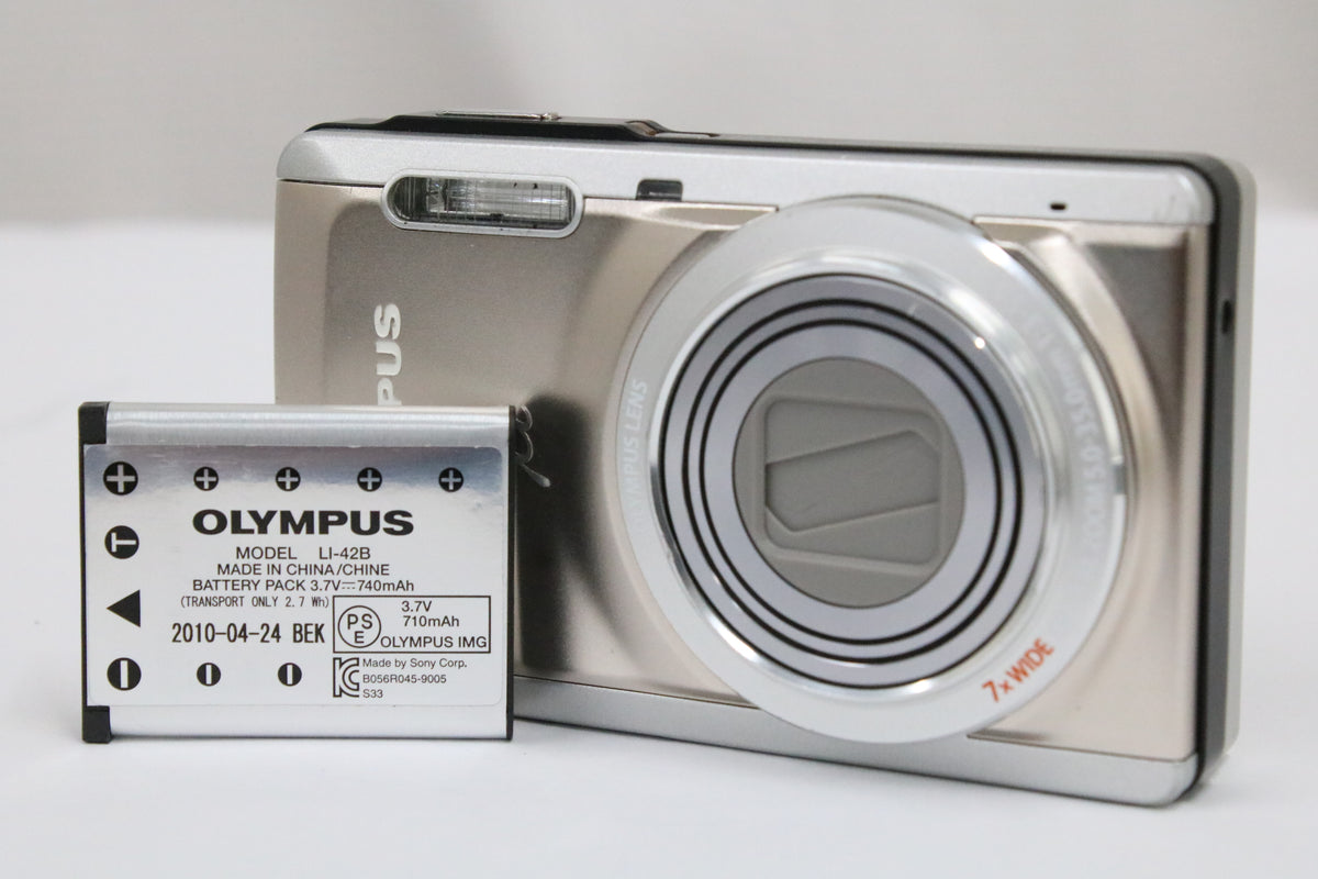オリンパス Olympus μ mju μ-7040 7x WIDE バッテリー付き コンパクトデジタルカメラ 1