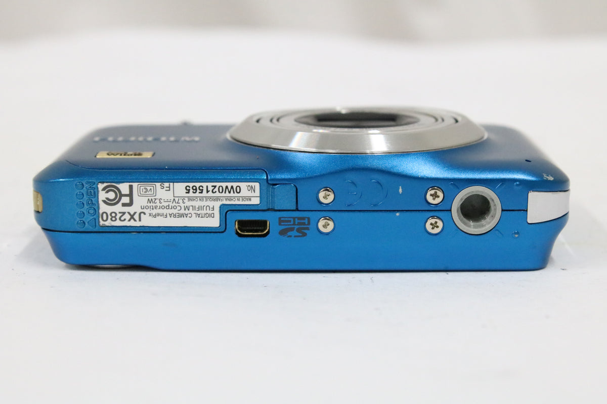 フジフィルム Fujifilm FINEPIX JX280 5x ブルー バッテリー付き コンパクトデジタルカメラ 7