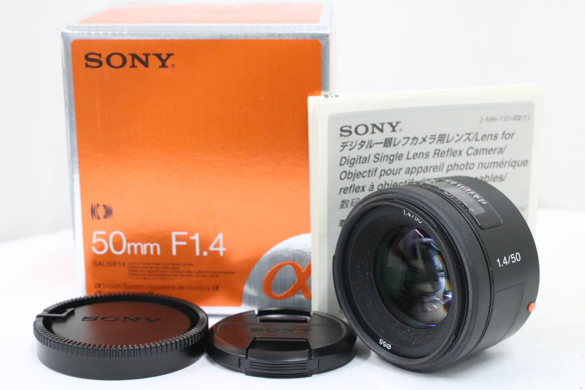 【元箱付き】ソニー Sony 50mm F1.4 レンズ 1