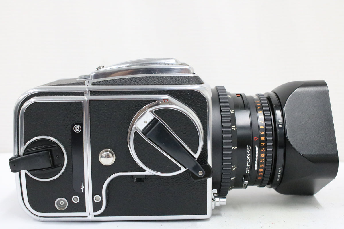 ハッセルブラッド Hasselblad ★500 C/M Carl Zeiss Planar 80mm F2.8 A12フィルムバック付き中判カメラ 5