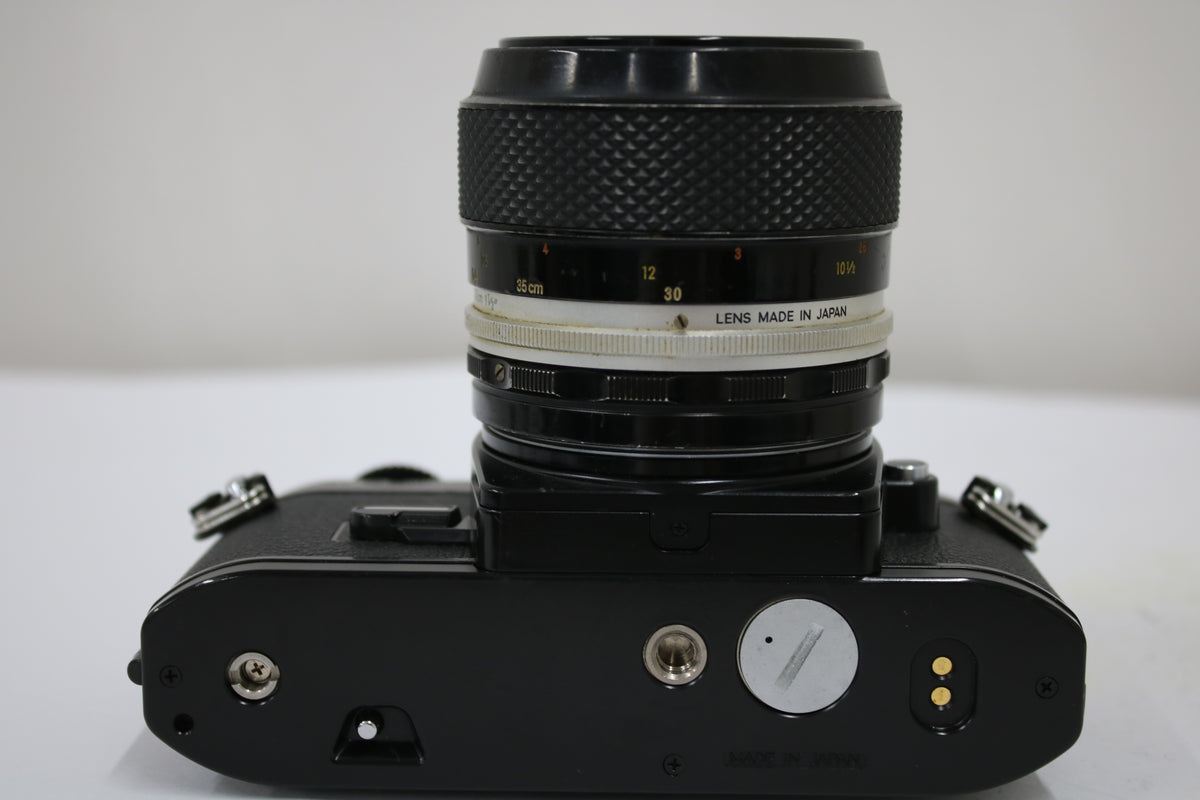 ニコン Nikon FG-20 ブラック NIKKOR-P Auto 55mm F3.5 ボディレンズセット 7