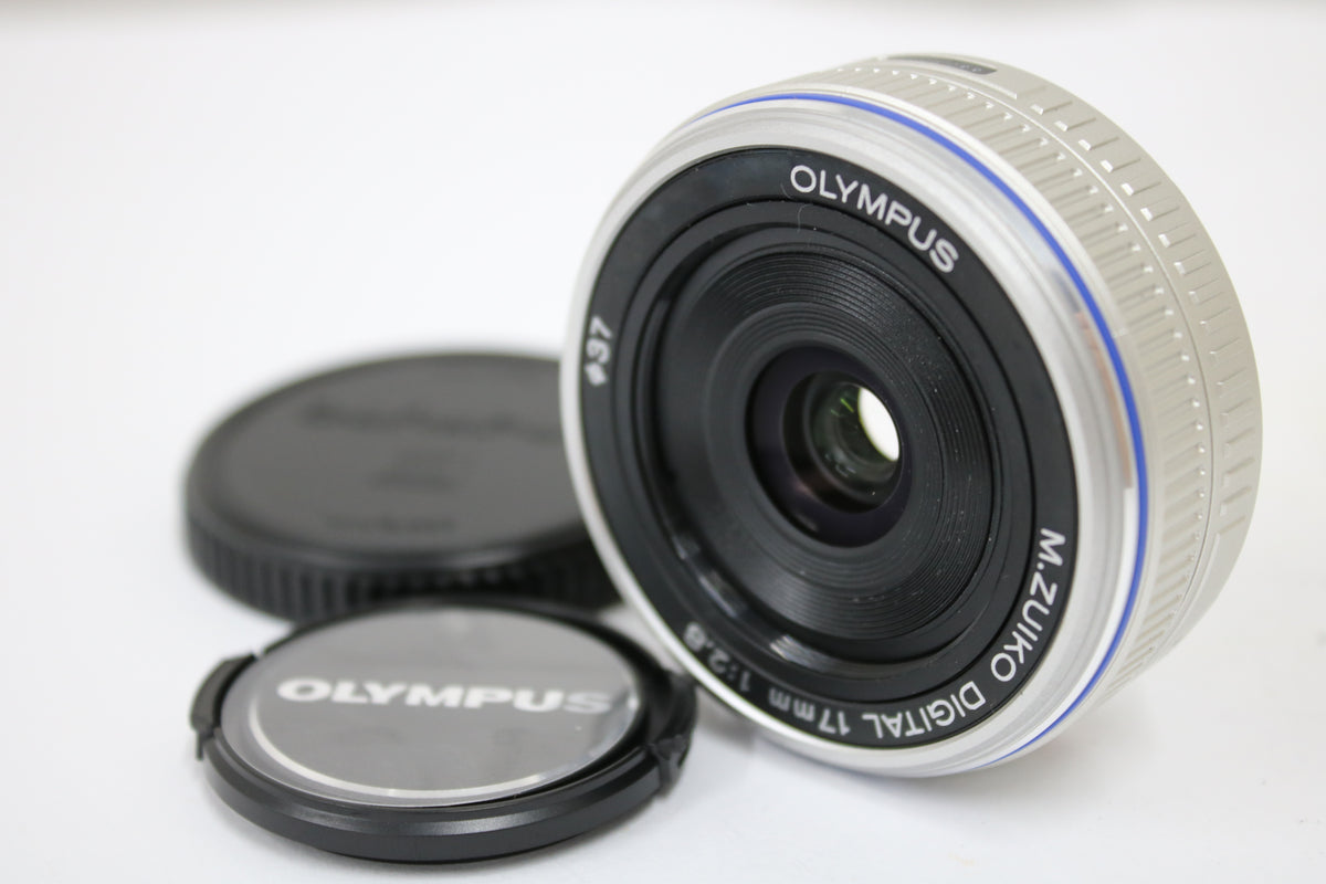 オリンパス Olympus M.ZUIKO DIGITAL 17mm F2.8 前後キャップ付き レンズ 1