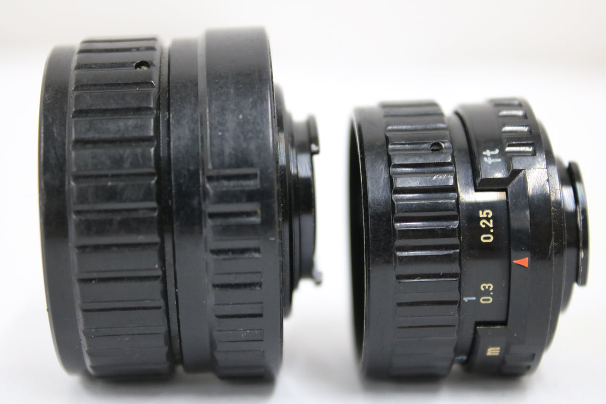 【2点まとめ売り】ペンタックス Pentax-110 50mm F2.8 18mm F2.8 レンズ 5