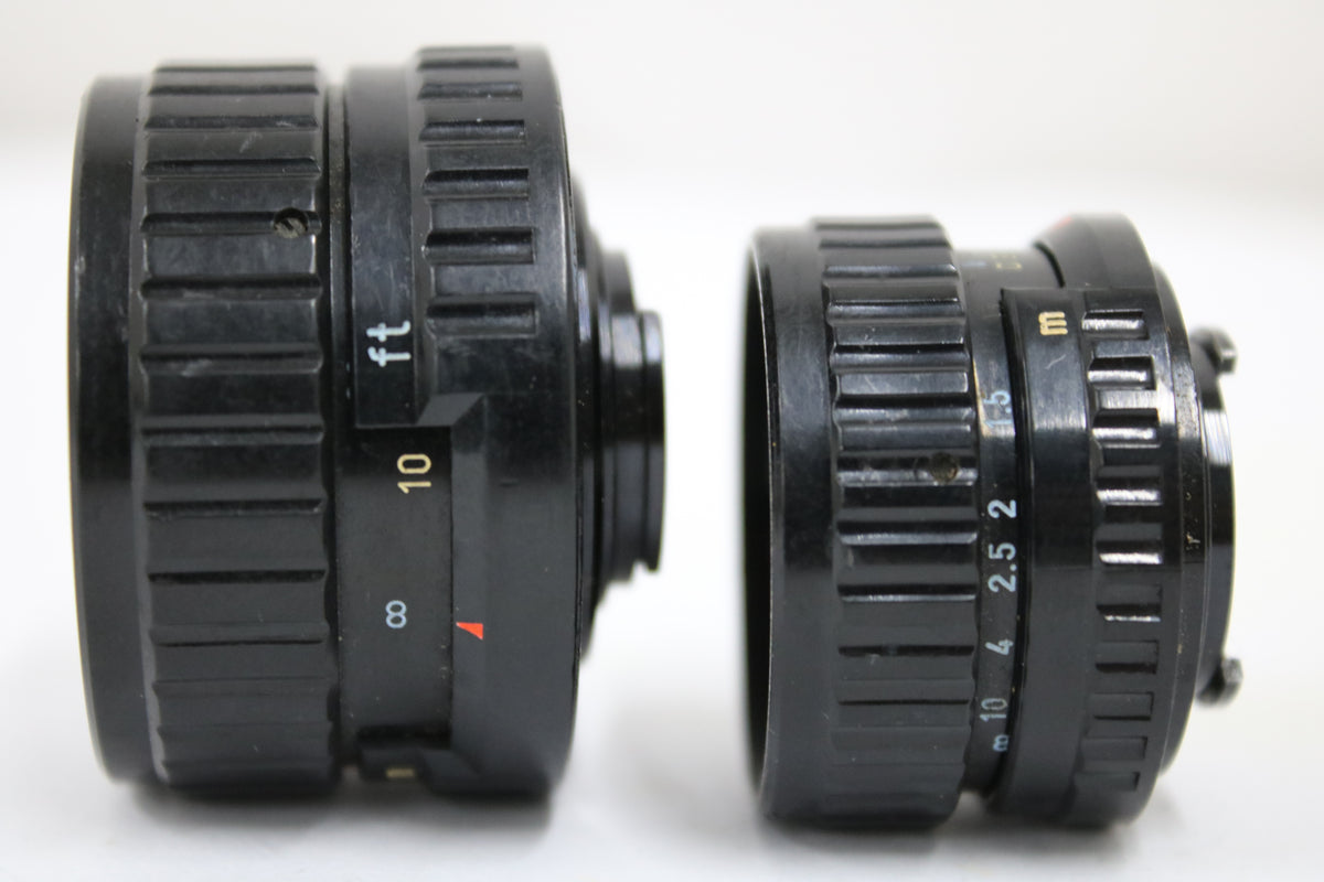 【2点まとめ売り】ペンタックス Pentax-110 50mm F2.8 18mm F2.8 レンズ 6