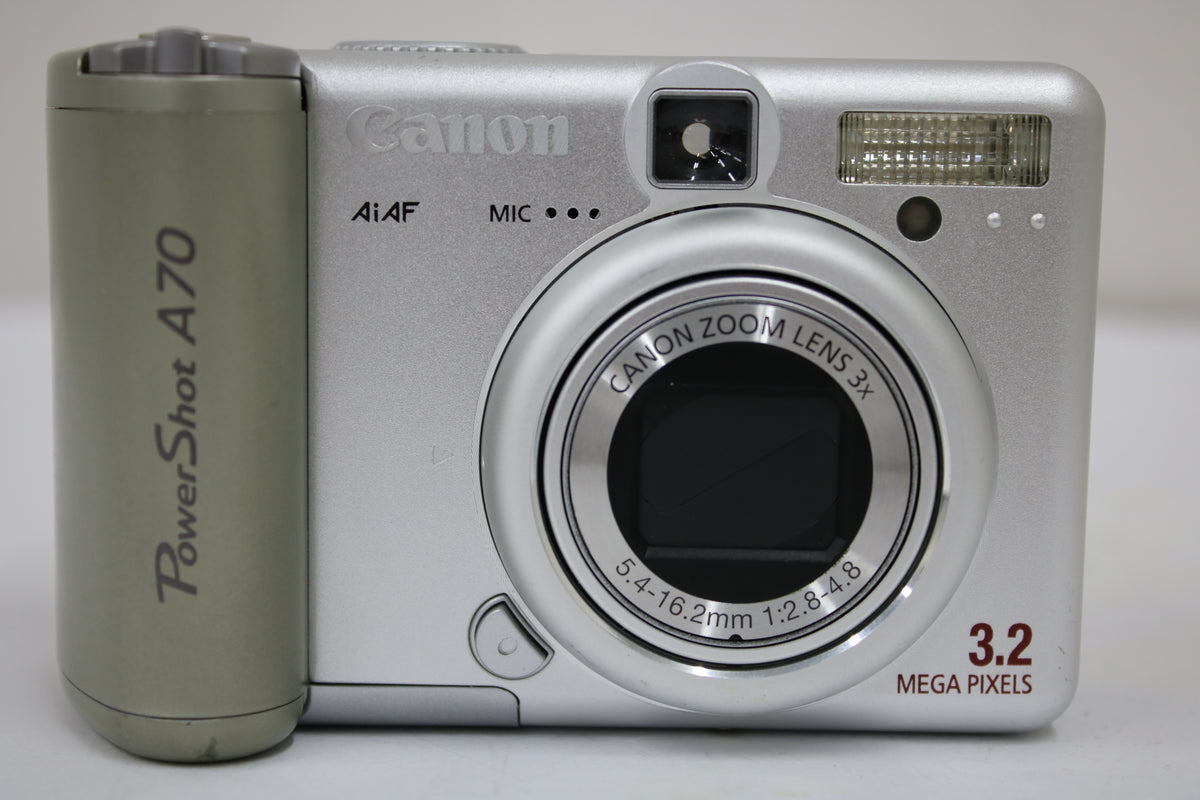 【便利な単三電池で使用可】キャノン Canon PowerShot A70 3x コンパクトデジタルカメラ 2