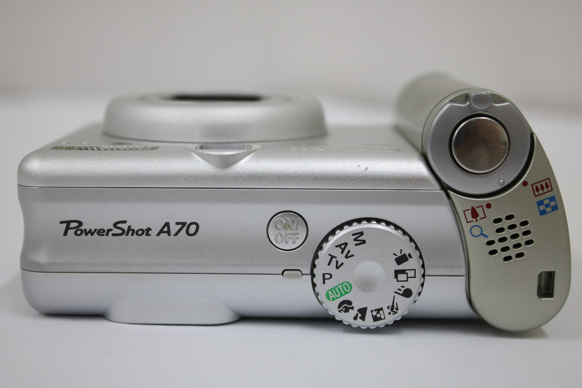 【便利な単三電池で使用可】キャノン Canon PowerShot A70 3x コンパクトデジタルカメラ 6