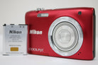 ニコン Nikon COOLPIX S2900 5x レッド バッテリー付き コンパクトデジタルカメラ 1