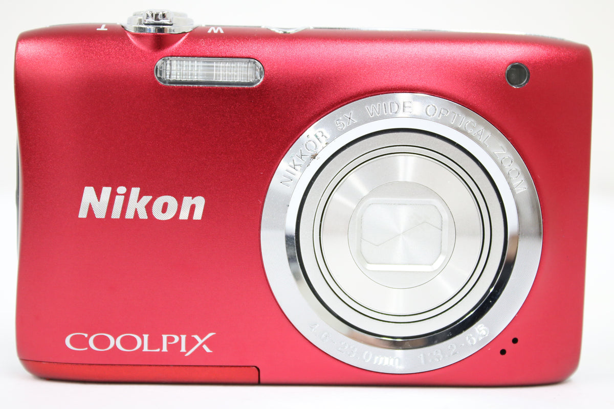 ニコン Nikon COOLPIX S2900 5x レッド バッテリー付き コンパクトデジタルカメラ 2