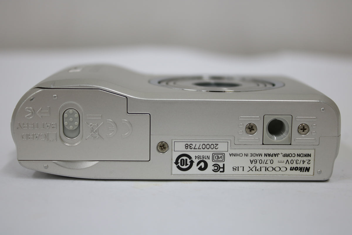 【便利な単三電池で使用可】ニコン Nikon COOLPIX L18 3x コンパクトデジタルカメラ 7
