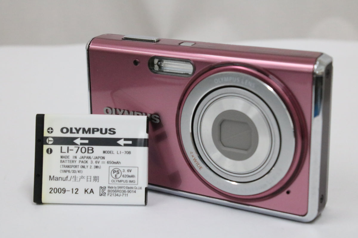 オリンパス Olympus FE-4020 4x WIDE ピンク バッテリー付き コンパクトデジタルカメラ 1