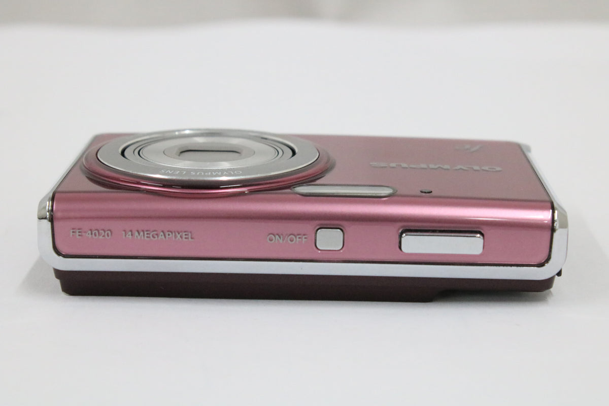 オリンパス Olympus FE-4020 4x WIDE ピンク バッテリー付き コンパクトデジタルカメラ 6