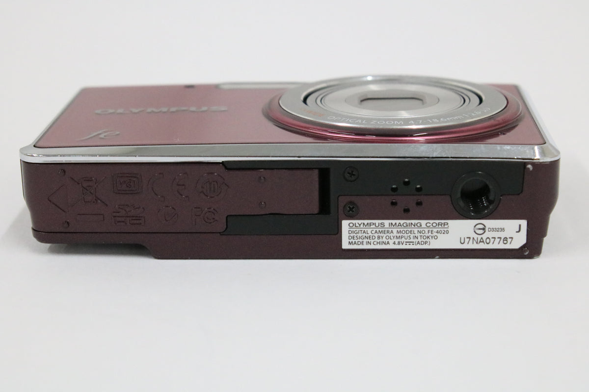 オリンパス Olympus FE-4020 4x WIDE ピンク バッテリー付き コンパクトデジタルカメラ 7