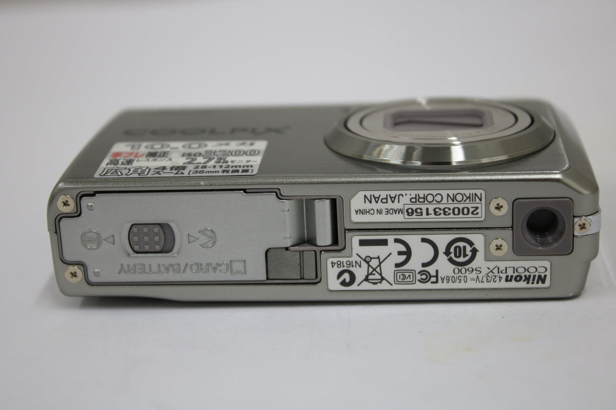 ニコン Nikon COOLPIX S600 4x バッテリー付き コンパクトデジタルカメラ 7
