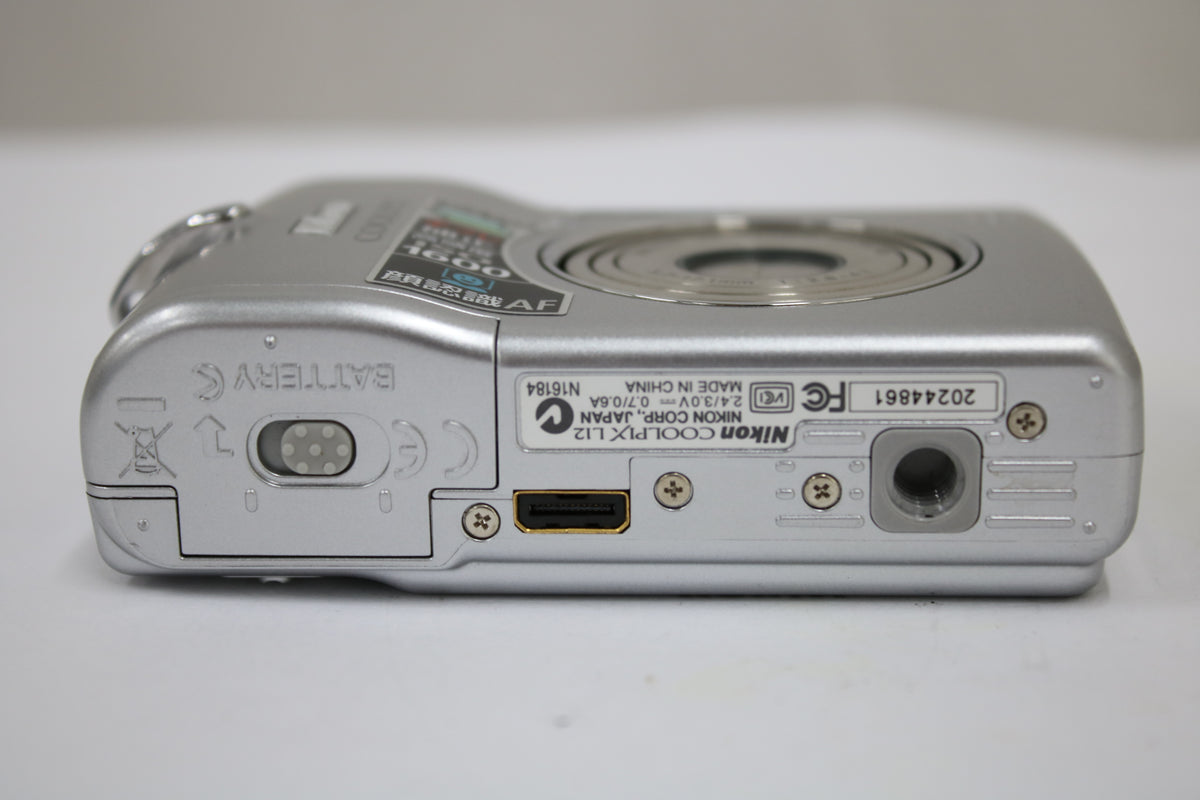 【便利な単三電池で使用可】ニコン Nikon COOLPIX L12 3x コンパクトデジタルカメラ 7