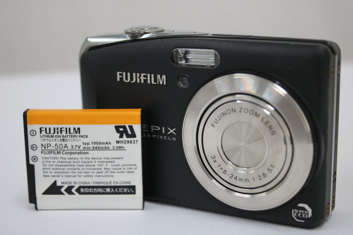 フジフィルム Fujifilm FINEPIX F50fd 3x ブラック バッテリー付き コンパクトデジタルカメラ 1