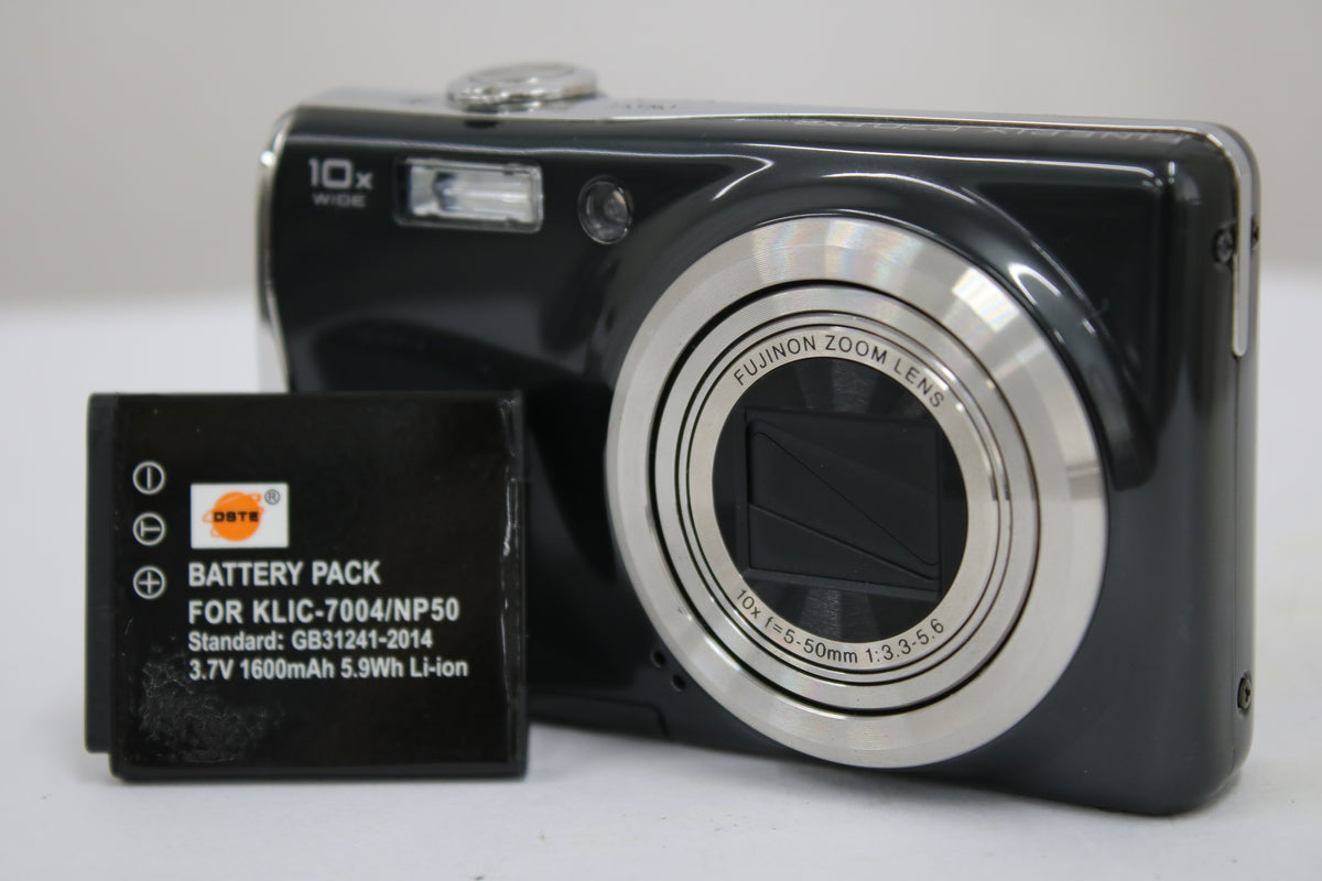 フジフィルム Fujifilm FINEPIX F70EXR 10x ブラック バッテリー付き コンパクトデジタルカメラ 1