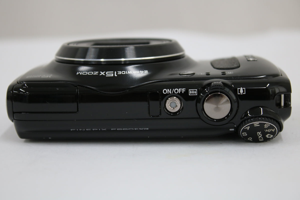 フジフィルム Fujifilm FINEPIX F660EXR 15x ブラック バッテリー付き コンパクトデジタルカメラ 6