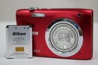 ニコン Nikon COOLPIX A100 5x レッド バッテリー付き コンパクトデジタルカメラ 1