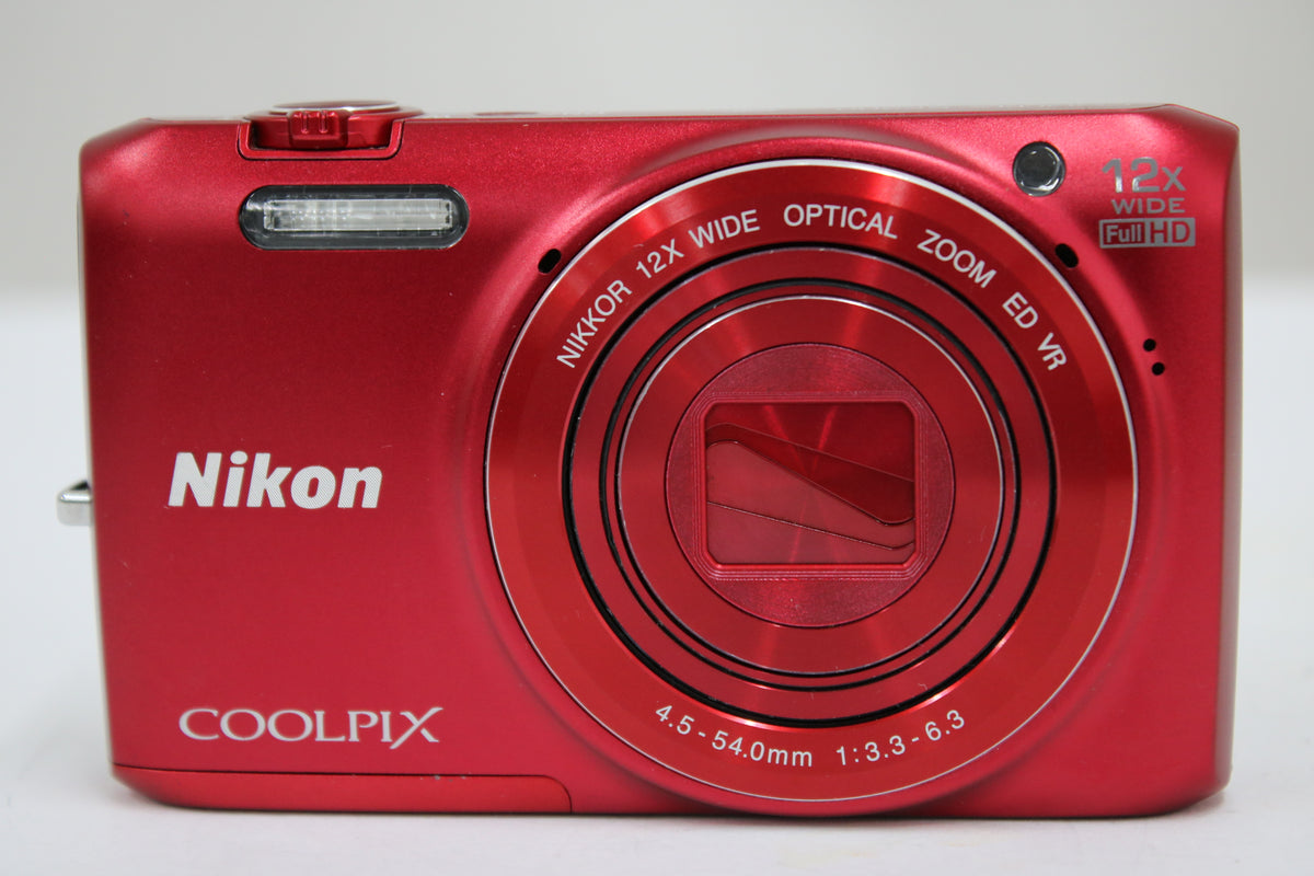 ニコン Nikon COOLPIX S6800 12x レッド バッテリー付き コンパクトデジタルカメラ 2