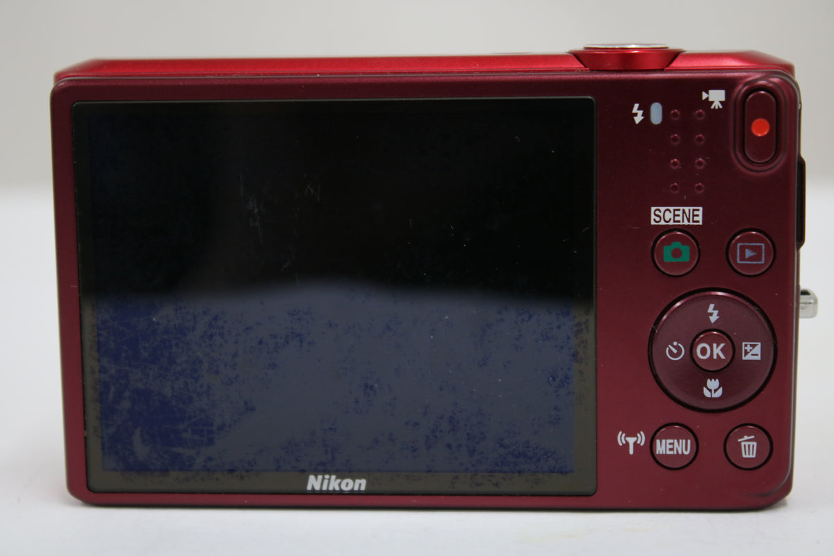 ニコン Nikon COOLPIX S6800 12x レッド バッテリー付き コンパクトデジタルカメラ 4