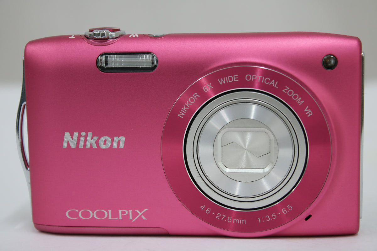ニコン Nikon COOLPIX S3300 6x ピンク バッテリー付き コンパクトデジタルカメラ 2