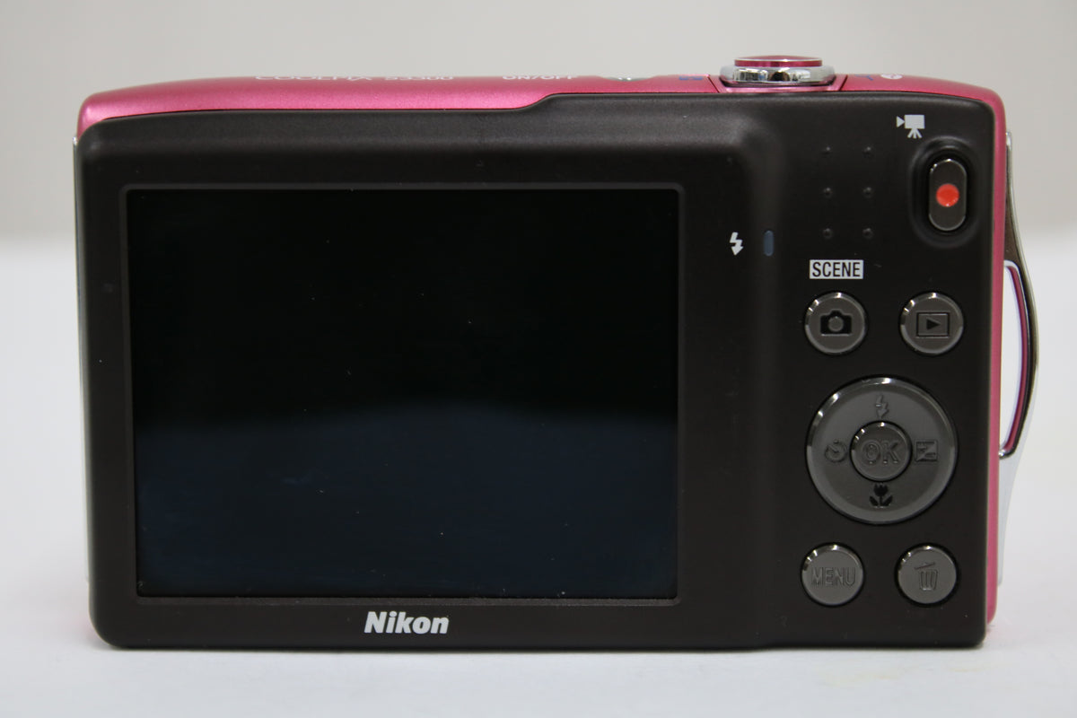 ニコン Nikon COOLPIX S3300 6x ピンク バッテリー付き コンパクトデジタルカメラ 4