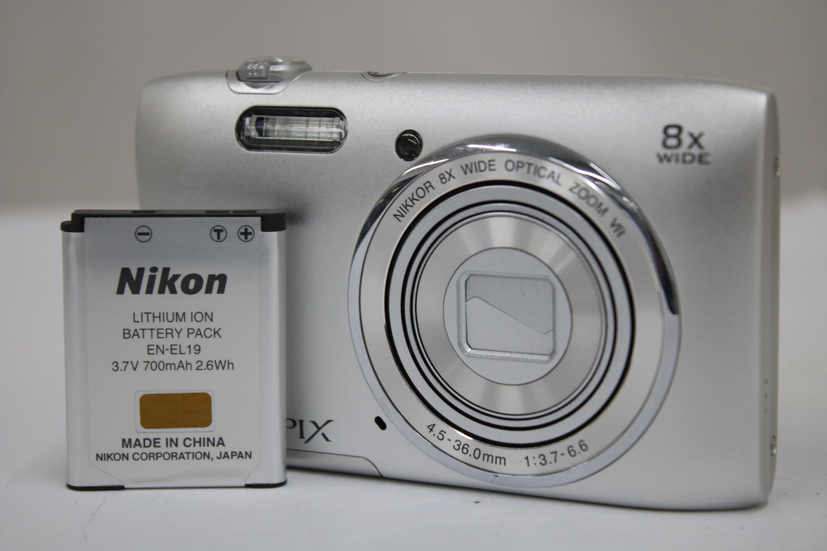 ニコン Nikon COOLPIX S3600 8x バッテリー付き コンパクトデジタルカメラ 1