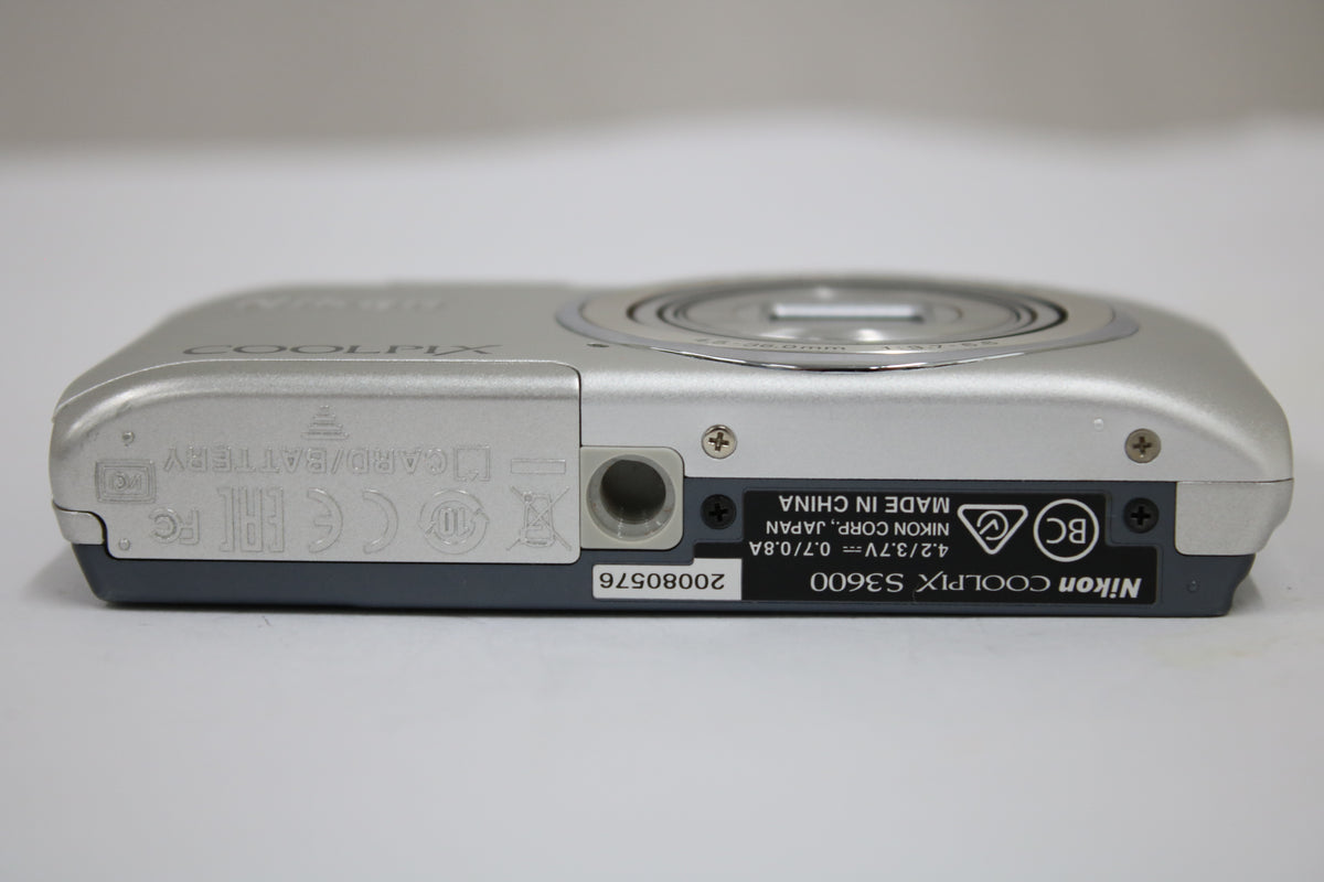 ニコン Nikon COOLPIX S3600 8x バッテリー付き コンパクトデジタルカメラ 7