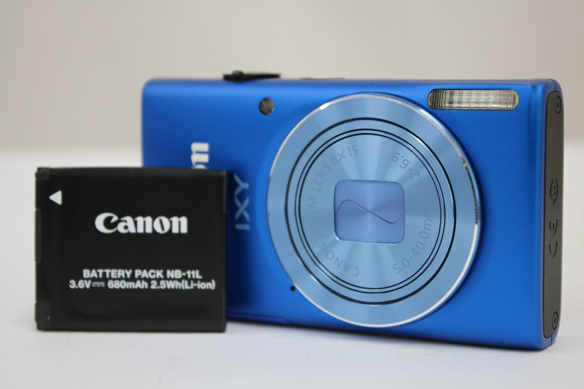 キャノン Canon IXY90F 8x ブルー バッテリー付き コンパクトデジタルカメラ 1