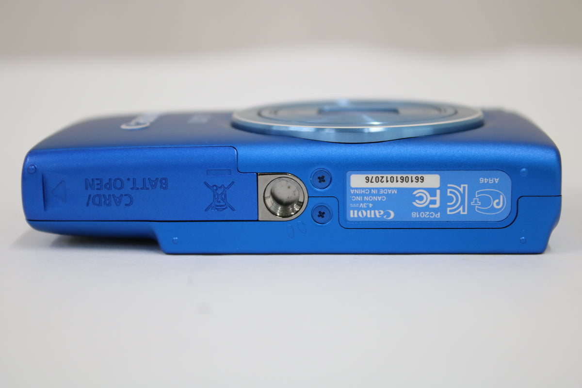 キャノン Canon IXY90F 8x ブルー バッテリー付き コンパクトデジタルカメラ 7