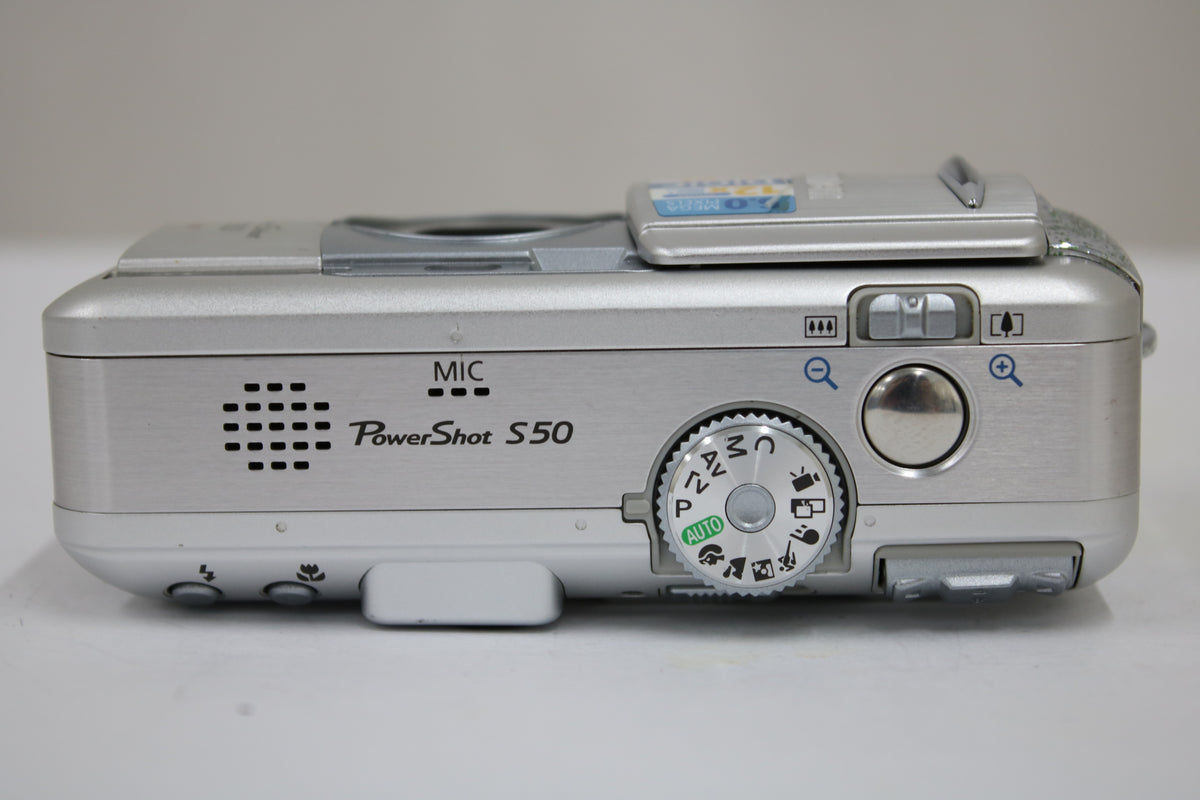 キャノン Canon Power Shot S50 3x バッテリー付き コンパクトデジタルカメラ 6