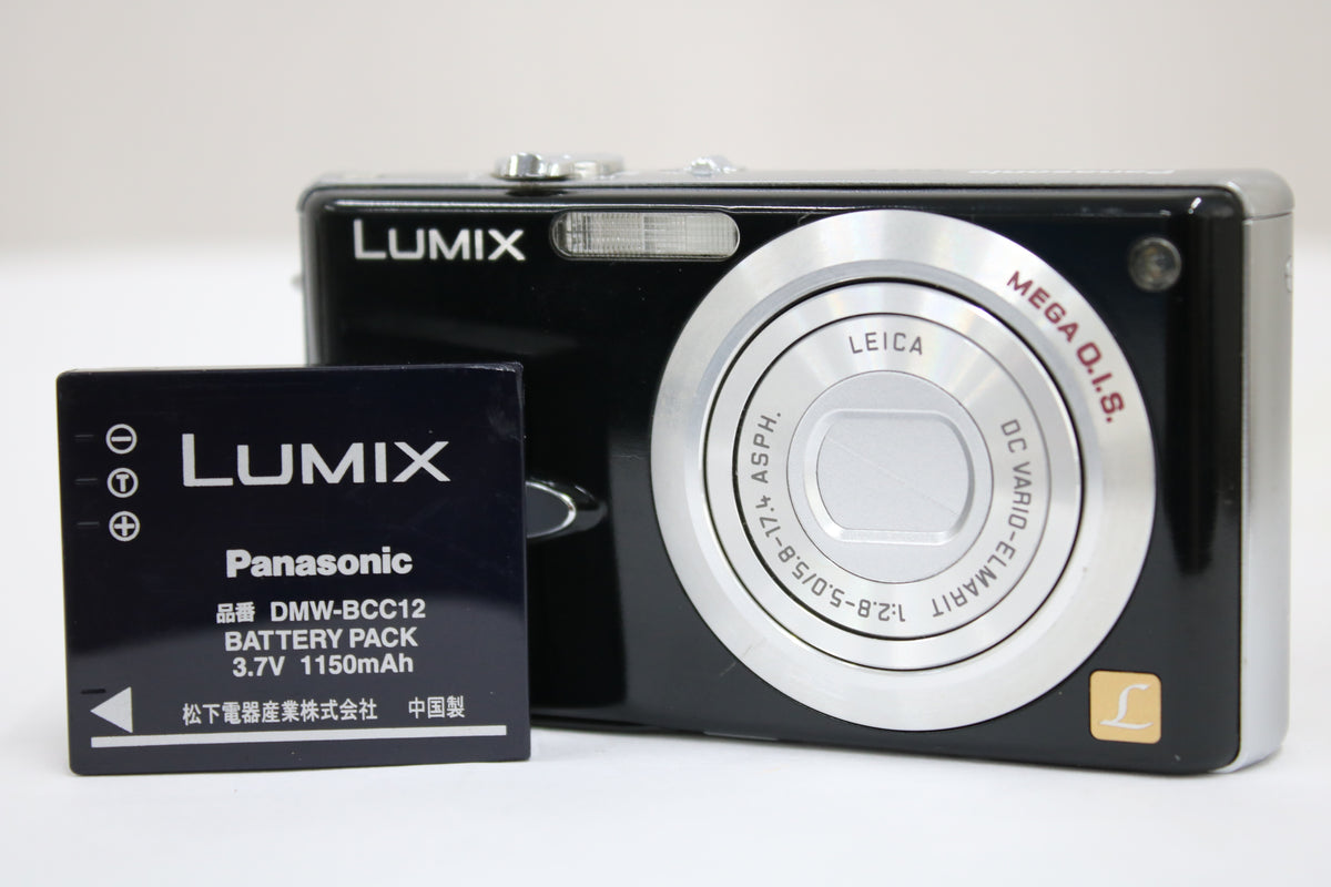 パナソニック Panasonic LUMIX DMC-FX8 ブラック バッテリー付き コンパクトデジタルカメラ 1