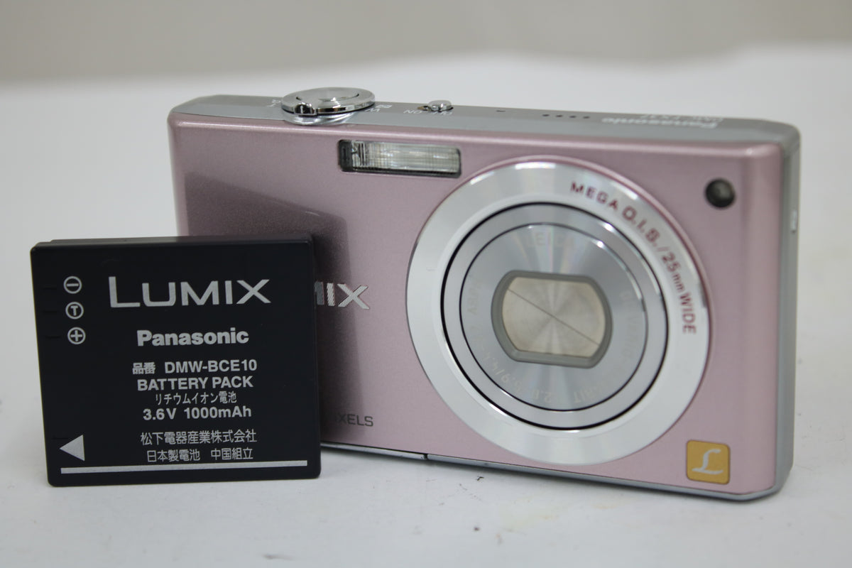 パナソニック Panasonic LUMIX DMC-FX37 ピンク バッテリー付き コンパクトデジタルカメラ 1