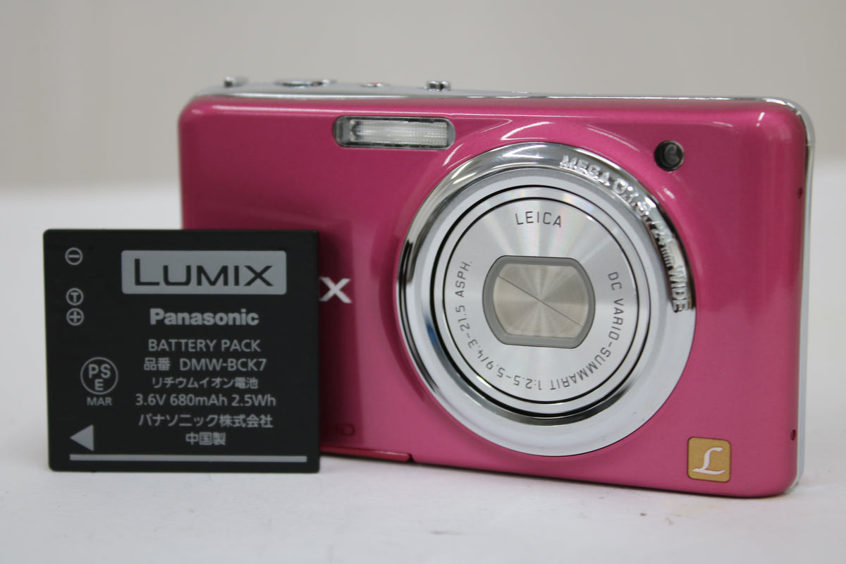 パナソニック Panasonic LUMIX DMC-FX77 ピンク バッテリー付き コンパクトデジタルカメラ 1