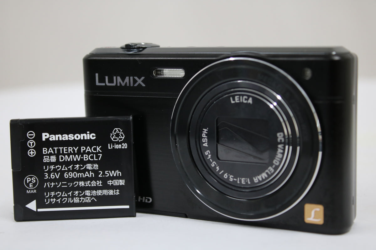 パナソニック Panasonic LUMIX DMC-SZ9 ブラック バッテリー付き コンパクトデジタルカメラ 1