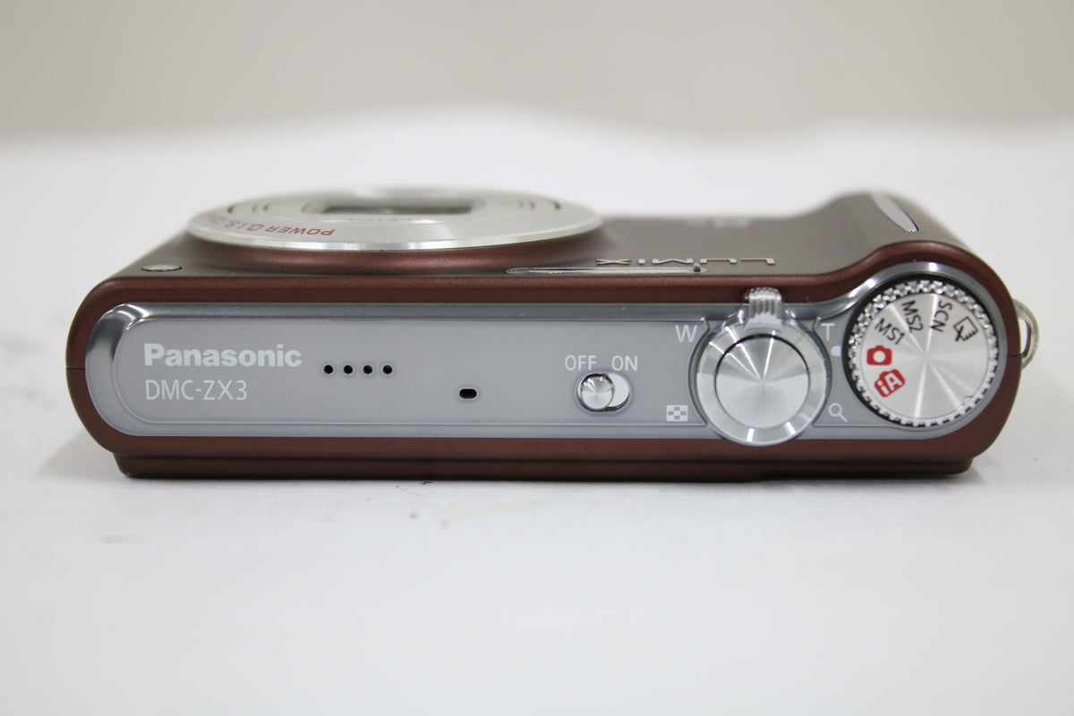 パナソニック Panasonic LUMIX DMC-ZX3 ブラウン バッテリー付き コンパクトデジタルカメラ 6