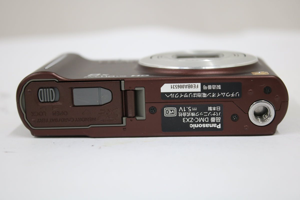 パナソニック Panasonic LUMIX DMC-ZX3 ブラウン バッテリー付き コンパクトデジタルカメラ 7