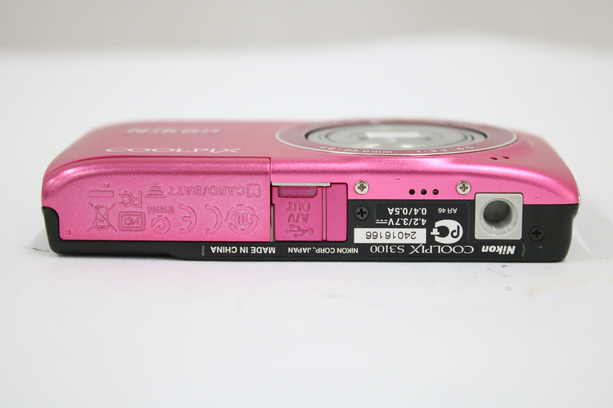 ニコン Nikon COOLPIX S3100 5x ピンク バッテリー付き コンパクトデジタルカメラ 7