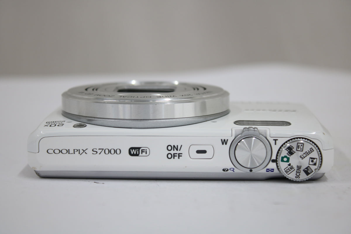 ニコン Nikon COOLPIX S7000 20x  ホワイト バッテリー付き コンパクトデジタルカメラ 6