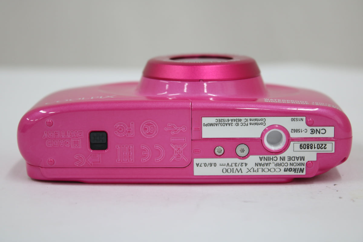 ニコン Nikon COOLPIX W100 3x ピンク バッテリー付き コンパクトデジタルカメラ 7