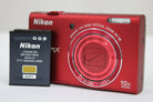 ニコン Nikon COOLPIX S6200 10x レッド バッテリー付き コンパクトデジタルカメラ 1
