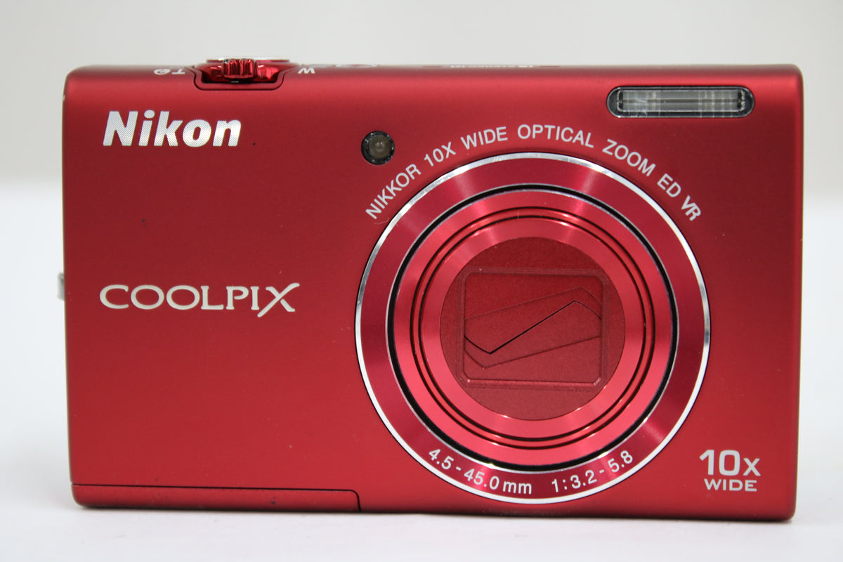 ニコン Nikon COOLPIX S6200 10x レッド バッテリー付き コンパクトデジタルカメラ 2