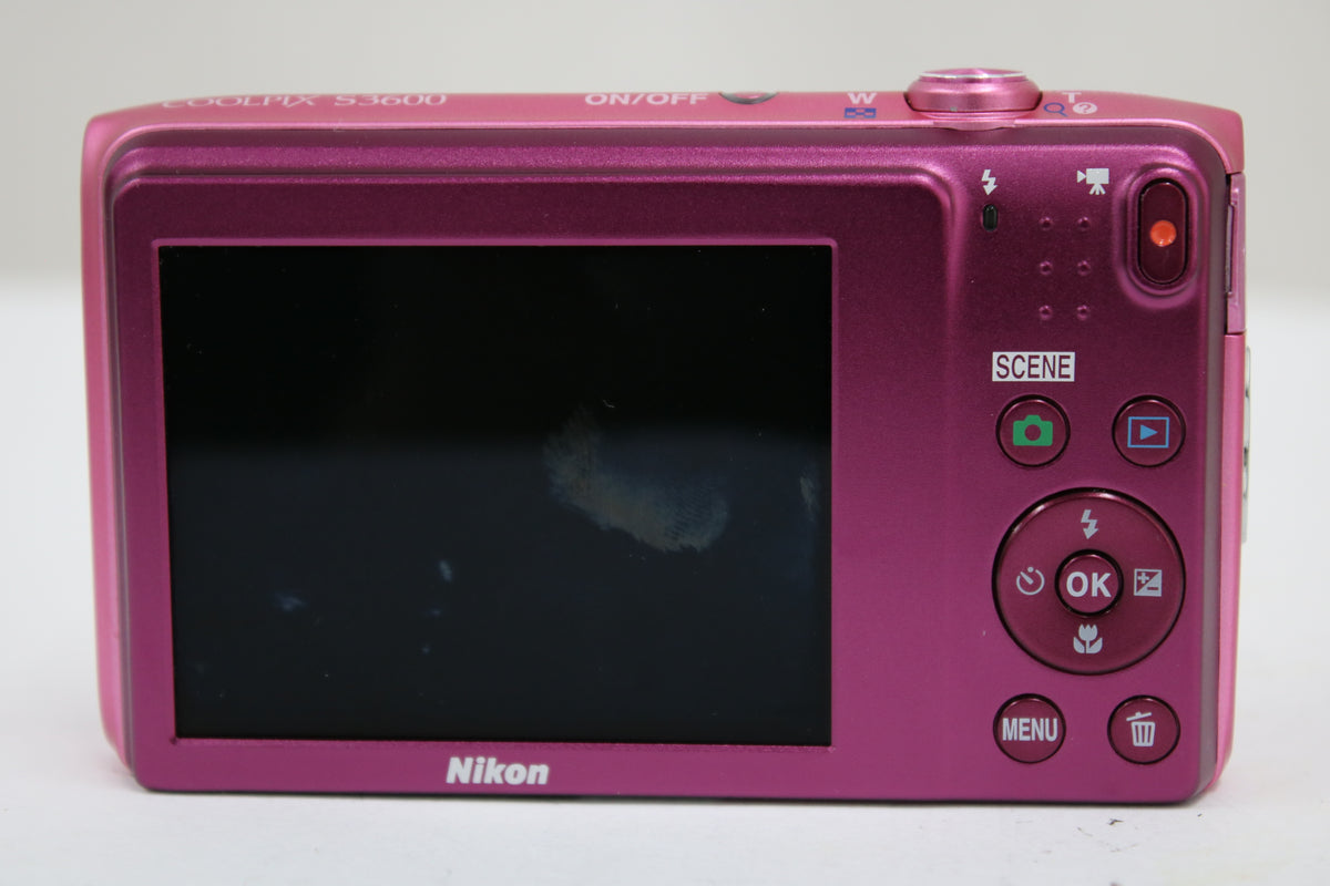 ニコン Nikon COOLPIX S3600 8x ピンク バッテリー付き コンパクトデジタルカメラ 4