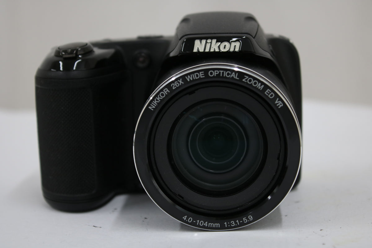 【便利な単三電池で使用可】ニコン Nikon COOLPIX L320 26x ブラック コンパクトデジタルカメラ 2