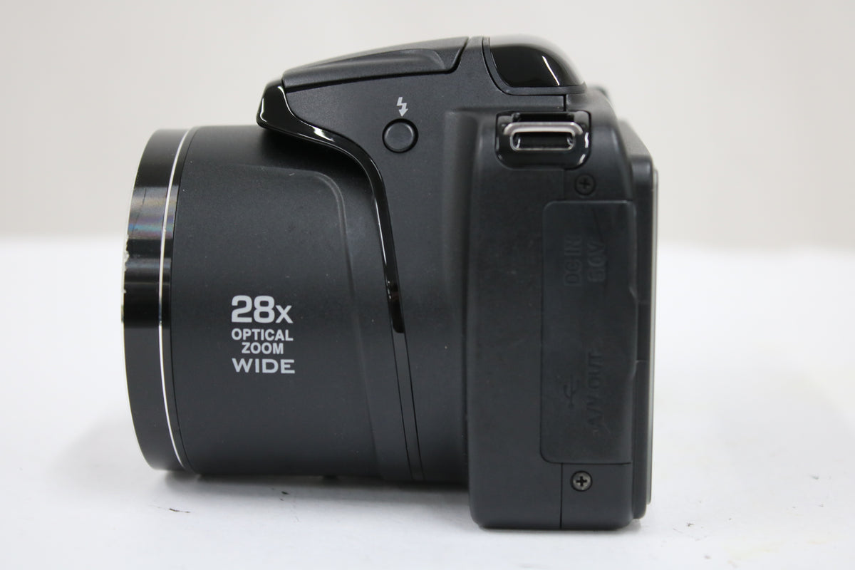 【便利な単三電池で使用可】ニコン Nikon COOLPIX L340 28x ブラック コンパクトデジタルカメラ 5