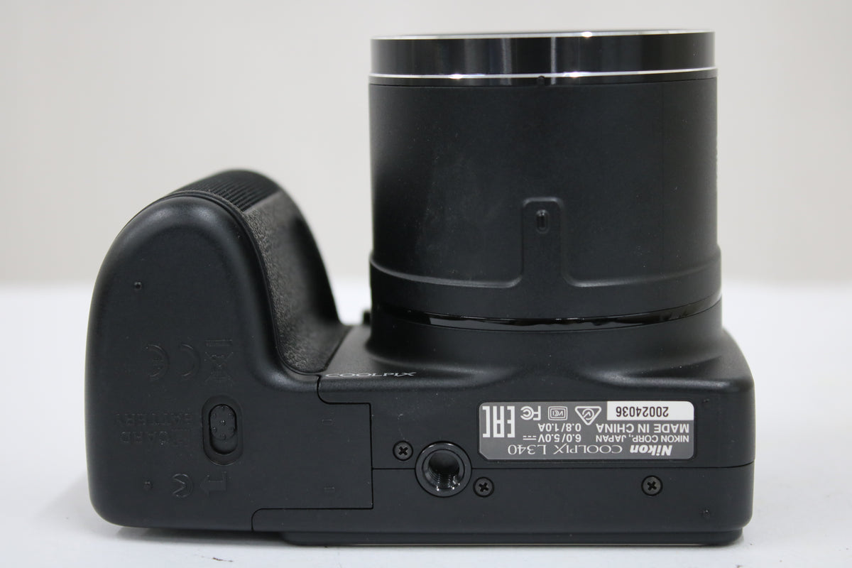 【便利な単三電池で使用可】ニコン Nikon COOLPIX L340 28x ブラック コンパクトデジタルカメラ 7