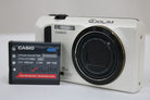 カシオ Casio EXILIM EX-ZR300 12.5x ホワイト バッテリー付き コンパクトデジタルカメラ 1